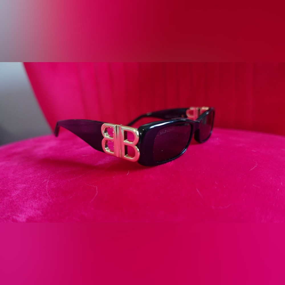 Balenciaga Dynasty rectangle sunglasses